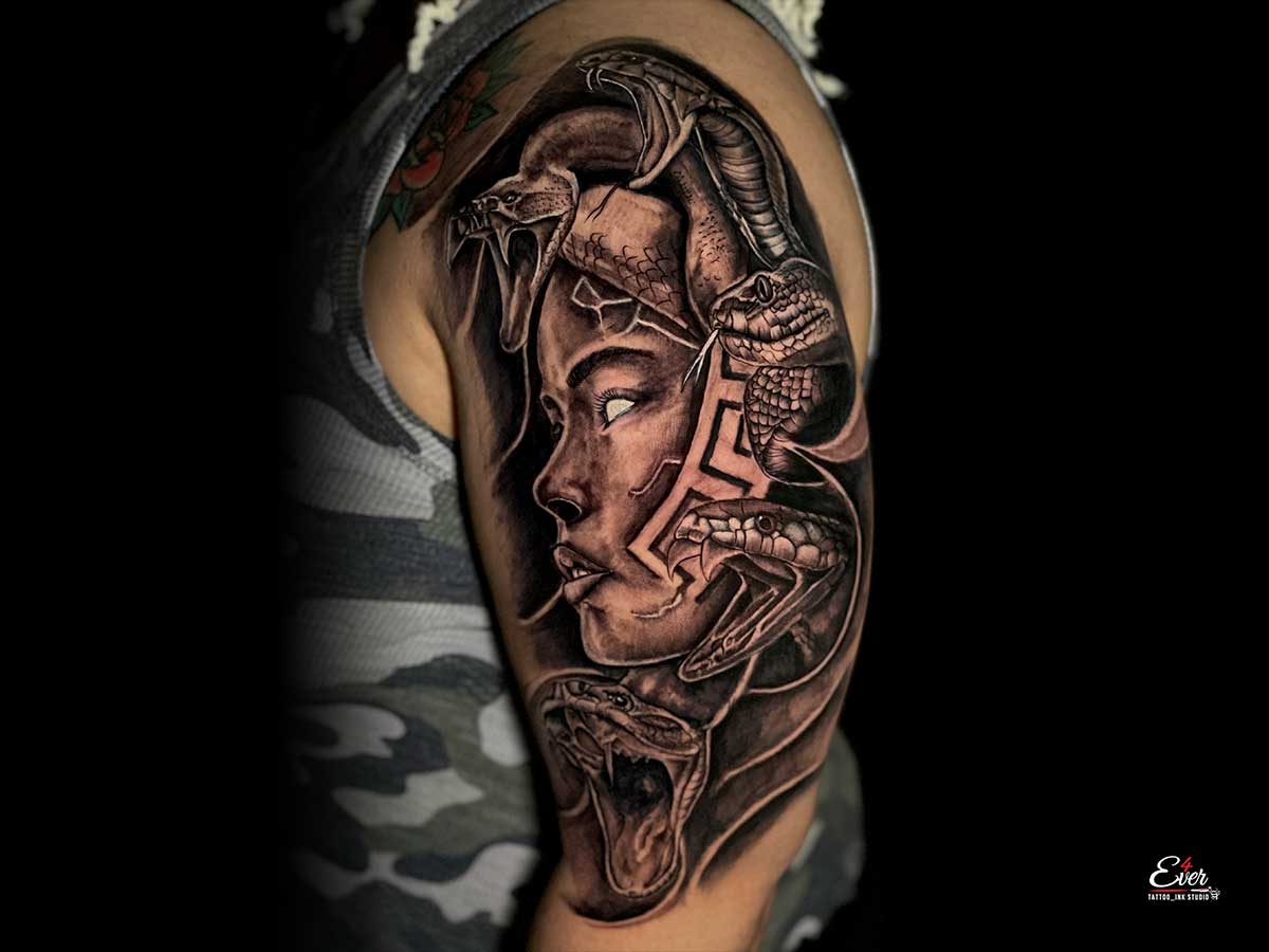 Medusa Tattoos: symbolism of the female power • Welcome to 4evertattooink